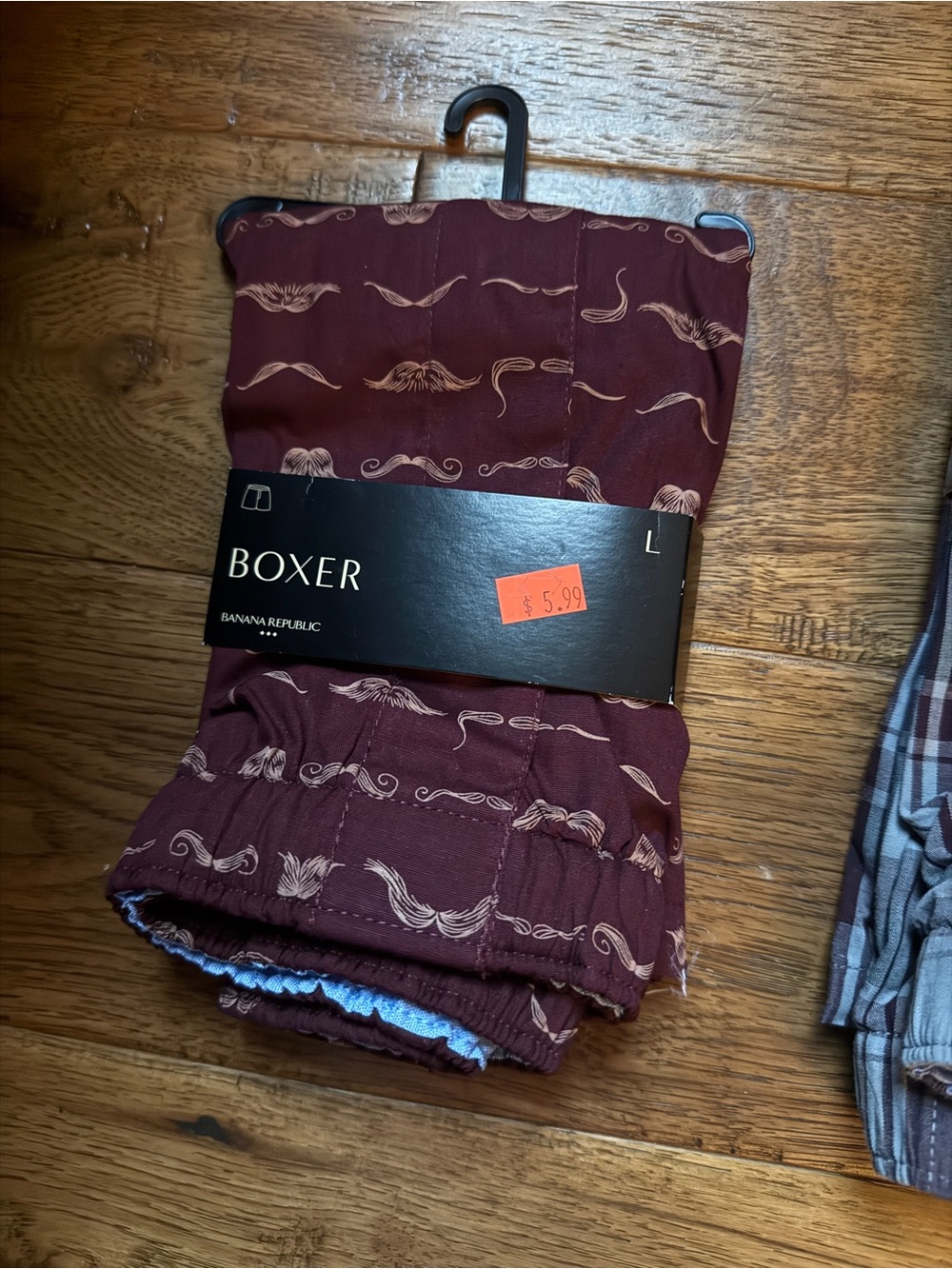 Banana Republic Men’s Black Boxer Briefs - Plaid & Pattern Assorted (7 pairs) - Picture 2 of 8
